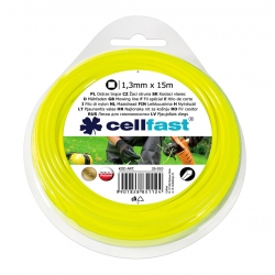 Kwadratowa linka tnąca do podkaszarki, żyłka - 1,3mm, 15m - Cellfast