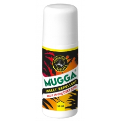 Mugga - najmocniejszy środek na komary - działa nawet w tropikach - roll-on 50 ml