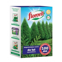 Nawóz 100 dni do tui (żywotników) - Florovit - 1 kg