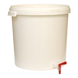 Pojemnik fermentacyjny z pokrywą i kranem - 30 litrów