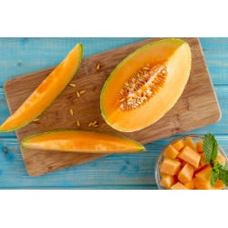 Melon Melba - pomarańczowy, gruby i aromatyczny miąższ - 90 nasion