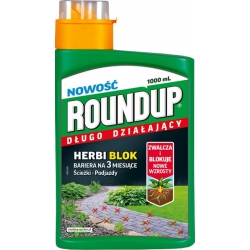 Roundup Herbi Block - długo działający - na ścieżki i podjazdy - 1000 ml
