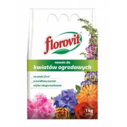 Nawóz do kwiatów ogrodowych - obfite i długie kwitnienie - Florovit - 1 kg