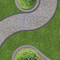 Obrzeże ogrodowe UNIBORD z kotwami montażowymi - 12m - CELLFAST