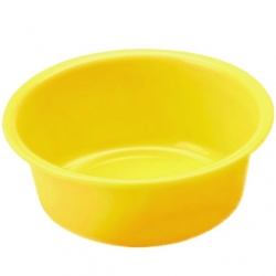 Miska okrągła - śr. 24 cm - żółta