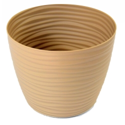 Osłonka okrągła Sahara petit - 11 cm - cafe latte