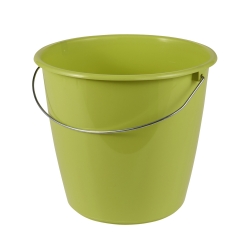 Wiadro z uchwytem metalowym - 5 litrów - kwiat paproci