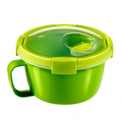 Pojemnik na żywność okrągły - Smart To Go Noodles - 0,9 litra - zielony