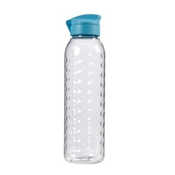 Butelka, bidon na wodę Dots - 0,75 litra - niebieski