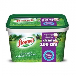 Długodziałający nawóz do trawników - 100 dni - Florovit - 4 kg