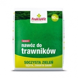Fruktovit Plus - Nawóz do trawników - soczysta zieleń, gęsta i zwarta darń 10 kg