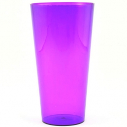 Osłonka wysoka Vulcano Tube - 20 cm - fioletowa transparentna