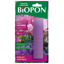 Pałeczki nawozowe do roślin kwitnących - Biopon - 30 szt.