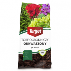 Torf ogrodniczy odkwaszony - pH 5,0 - 6,5 - Target - 50 litrów