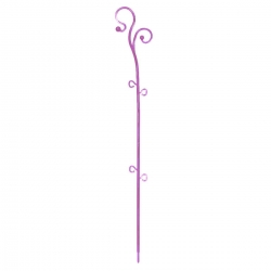 Podpórka do storczyka i innych kwiatów - Decor Stick - różowa - 59 cm