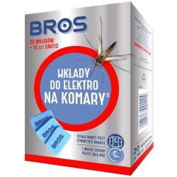 Wkłady do elektro przeciw komarom - BROS - 20 szt.