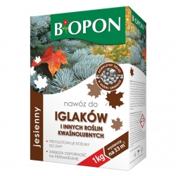 Nawóz jesienny do roślin iglastych - Biopon - 1 kg