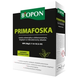 Primafoska - nawóz wieloskładnikowy, nowoczesny, o bogatym składzie - Biopon - 1 kg