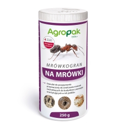 Mrówkogran - do likwidacji mrówek wraz z gniazdami, w domu i na zewnątrz - Agropak - 250 g