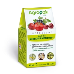 Betokson - nawóz poprawiający zawiązywanie owoców i rozwój zawiązków - MEGA HIT - Agropak - 10 ml
