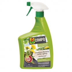 Herbistop Spray - Zwalcza chwasty, mchy i glony - Compo - 1 l