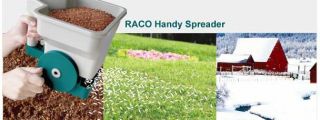 Ręczny siewnik ogrodowy - do nasion i nawozów - Raco