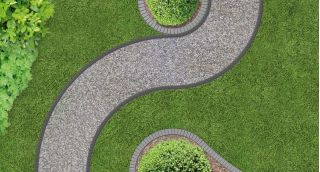 Obrzeże ogrodowe UNIBORD z kotwami montażowymi - 4m - CELLFAST