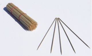 Patyczki z bambusa obrabianego - 30 cm - 20 szt.