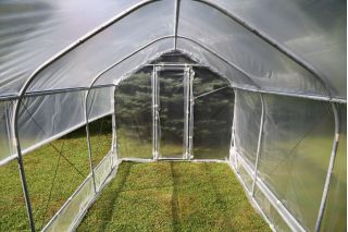 Ogrodowy tunel foliowy z systemem wietrzenia bocznego - 2,0 x 7,5 m