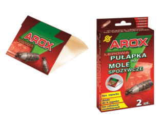 Pułapka z lepem na mole spożywcze - Arox - 2 sztuki