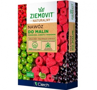 Nawóz granulowany do malin, porzeczki, agrestu i winogron - Ziemovit - 1 kg