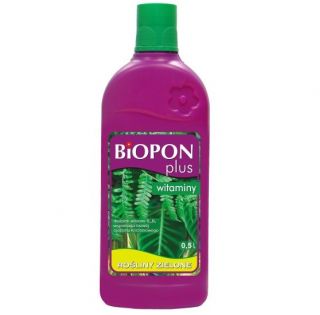 Nawóz do roślin zielonych z witaminami - Biopon - 500 ml