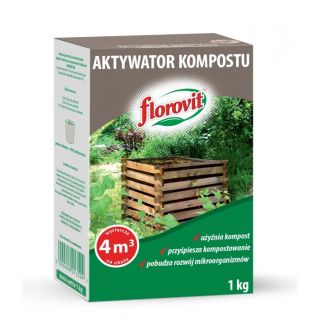 Aktywator kompostu - przyśpiesza kompostowanie i świetnie użyźnia - Florovit - 1 kg