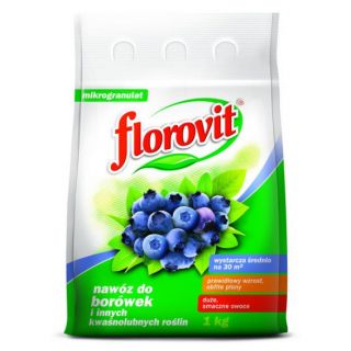 Nawóz do borówek i innych roślin kwaśnolubnych - Florovit - 1 kg