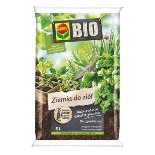 Podłoże BIO do ziół i roślin aromatycznych - Compo - 5 litrów