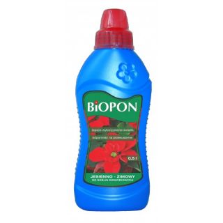 Nawóz jesienno-zimowy do roślin doniczkowych - Biopon - 500 ml