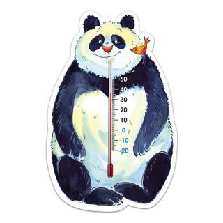 Termometr pokojowy samoprzylepny do pokoju dziecięcego - wzór panda