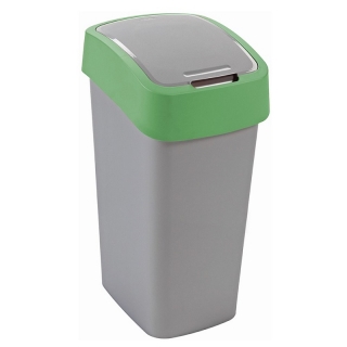 Kosz do sortowania śmieci Flip Bin - 50 litrów - zielony