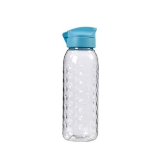 Butelka, bidon na wodę Dots - 0,45 litra - niebieski