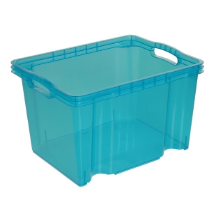Pojemnik do przechowywania - Multi-Box - rozmiar M - niebieski transparentny