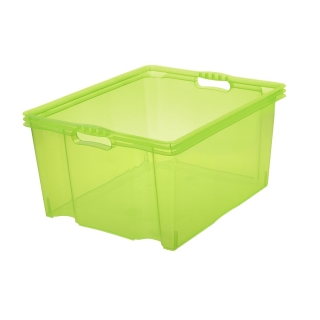 Pojemnik do przechowywania - Multi-Box - rozmiar XXL - zielony transparentny