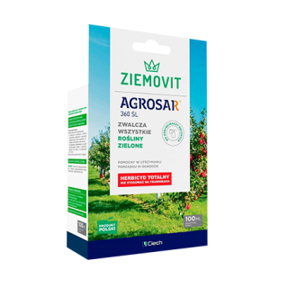 Agrosar 360 SL - zwalcza wszelkie zbędne rośliny - Ziemovit - 100 ml