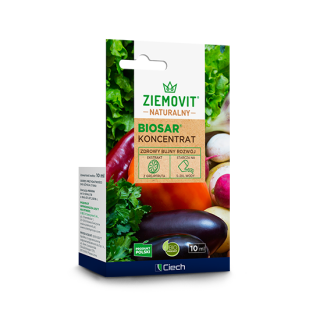 Biosar - naturalny środek zapewniający zdrowy, bujny rozwój roślin - Ziemovit - 10 ml