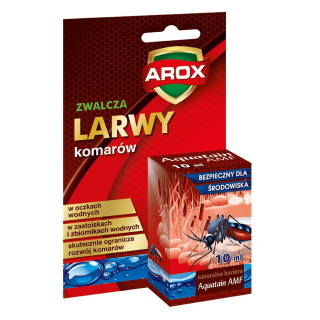 Płyn na larwy komarów - zapobiega rozwojowi owadów, do stosowania w oczkach wodnych i innych zbiornikach - Arox - 10 ml