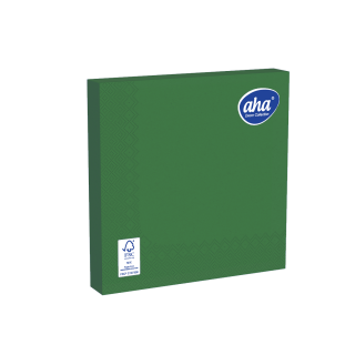 Serwetki papierowe - 33 x 33 cm - AHA - 100 szt. + 20 szt. GRATIS - zielone