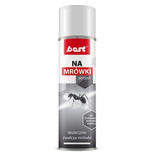 Aerozol na mrówki, prusaki i inne owady biegające w pomieszczeniach - Best - 250 ml
