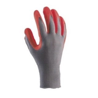 Rękawice ogrodnicze Touch - rozmiar 8 - czerwone - lekkie i gładkie