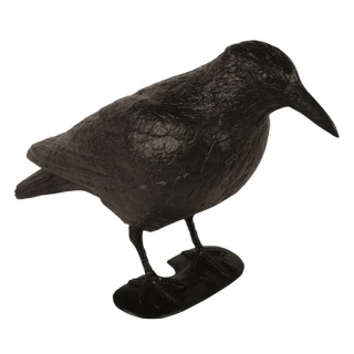 Duży kruk - figurka odstraszająca gołębie i inne ptaki - 40 cm