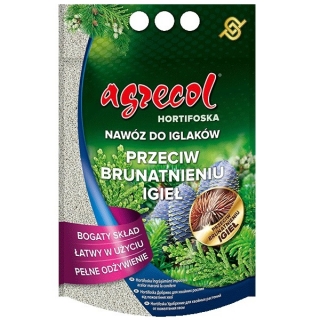 Hortifoska do iglaków przeciw brązowieniu igieł - łatwy w użyciu i skuteczny nawóz - Agrecol - 1 kg