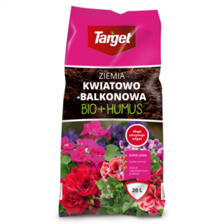 Podłoże kwiatowo-balkonowe z biohumusem - Target - 20 litrów